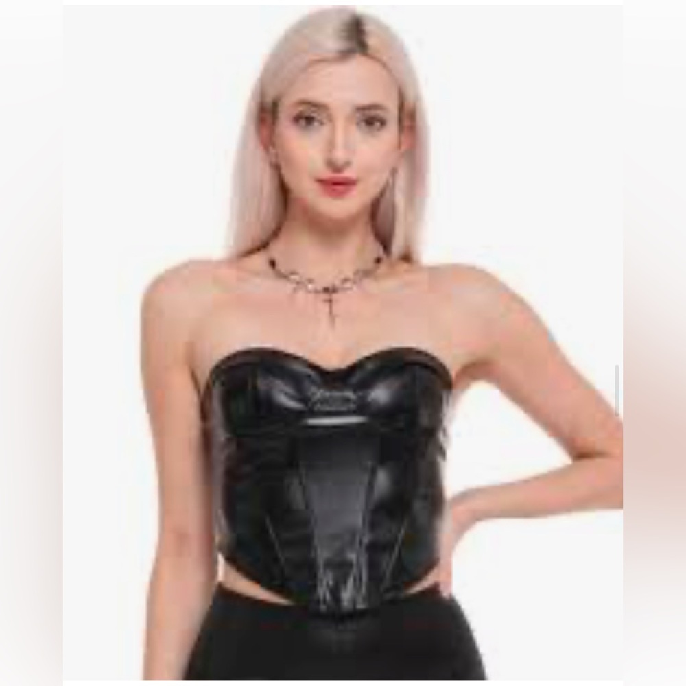 Amscan Faux Leather corset. NWT various sizes